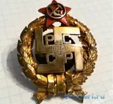 НАГРАДНОЙ ЗНАК КОМАНДИРОВ ЮГО-ВОСТОЧНОГО ФРОНТА КРАСНОЙ АРМИИ В 1918-1920 ГГ..webp